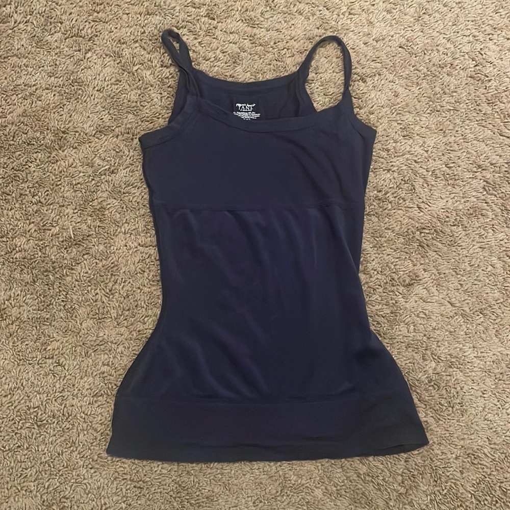 Yummie Tummie Navy Shapewear Tank- Small